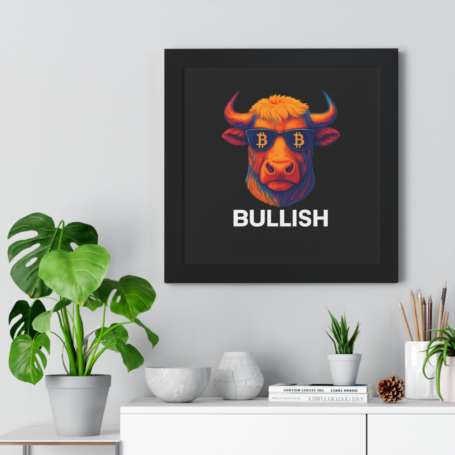 Bullish Bitcoin Wall Art