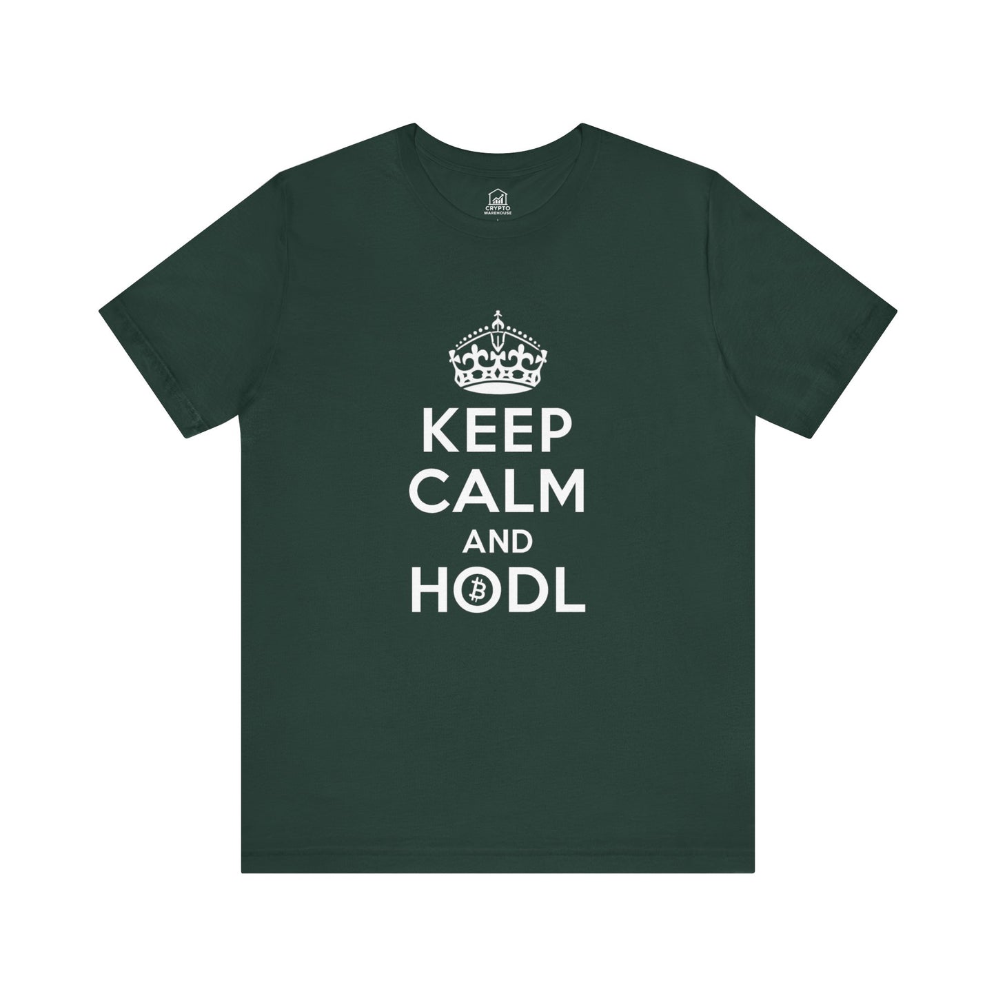 Keep Calm and HODL BTC Tee