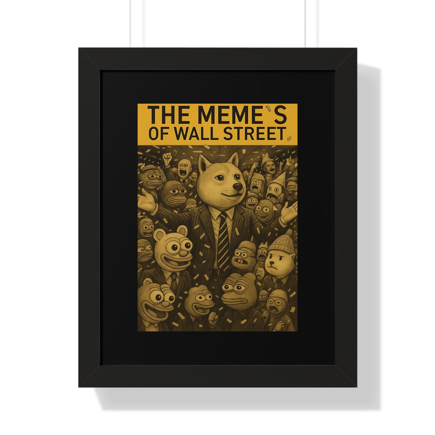 Memes of Wall Street Wall Art