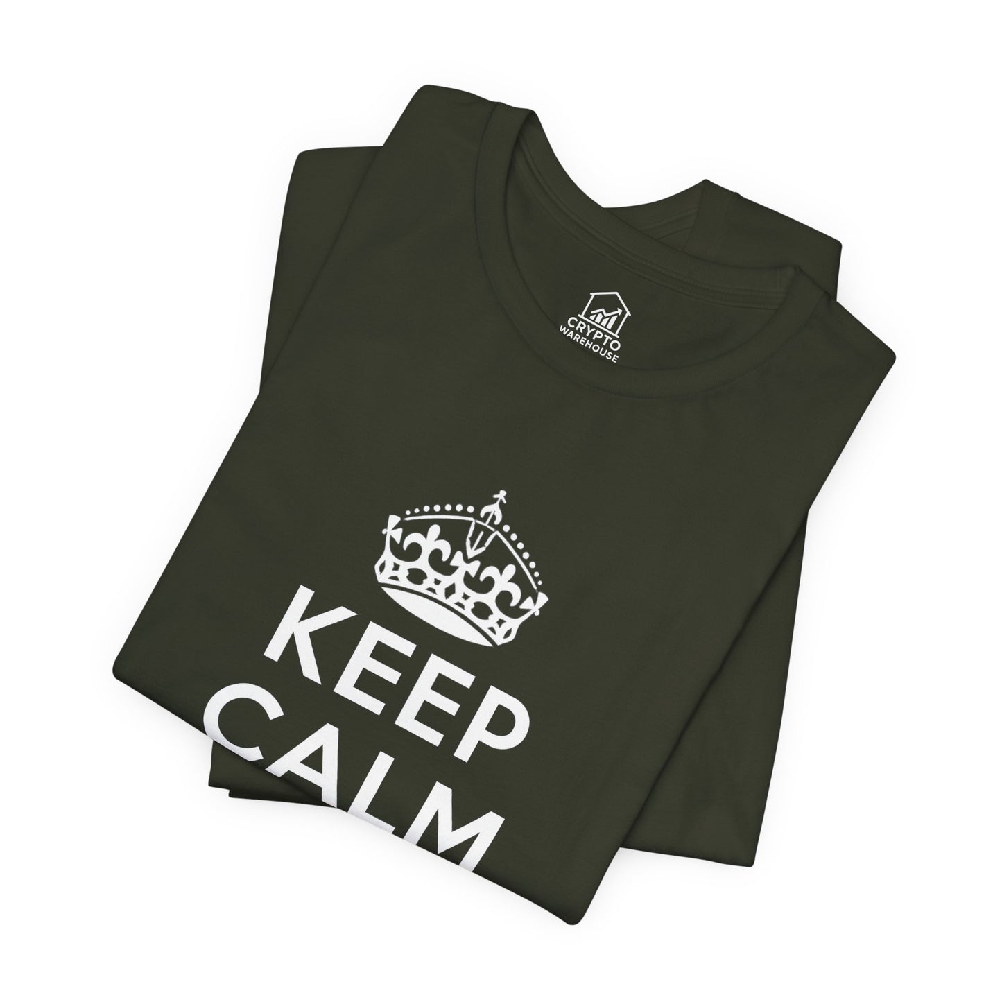 Keep Calm and HODL BTC Tee