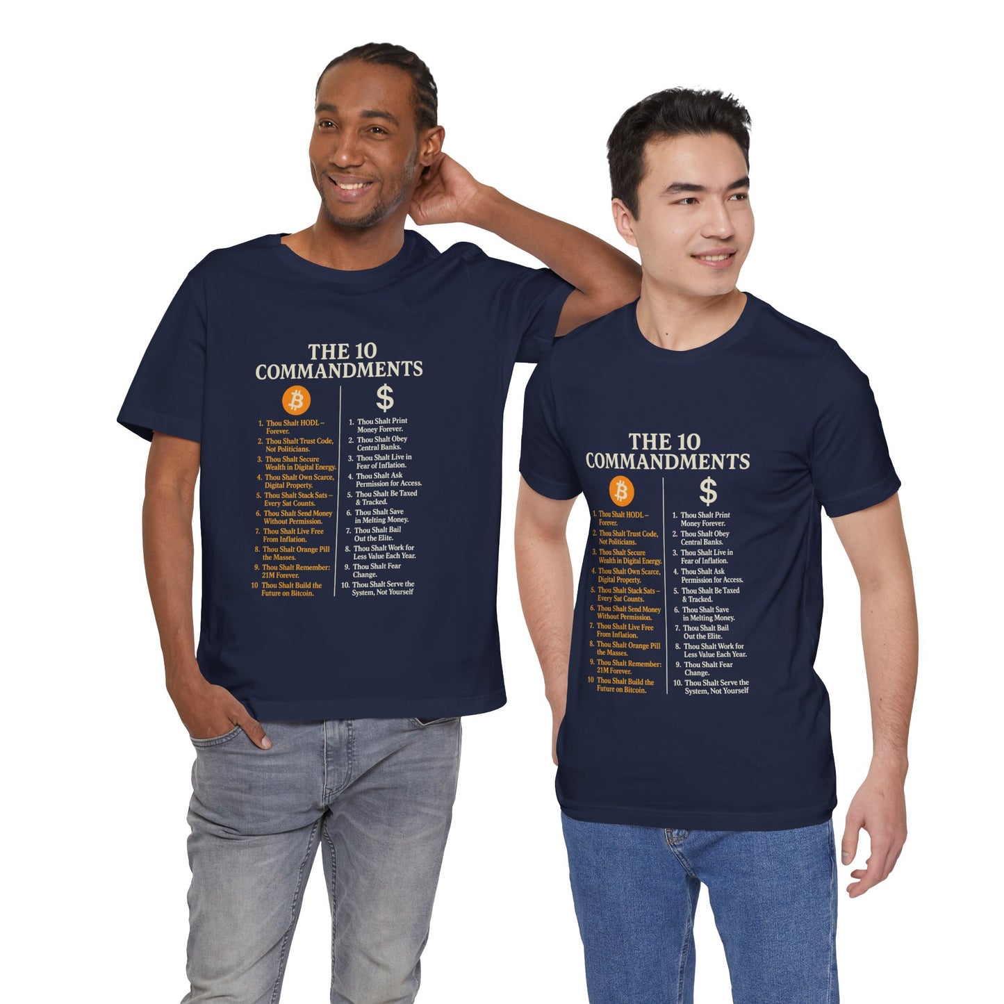 Bitcoin 10 Commandments Tee