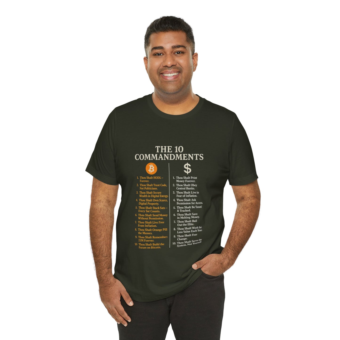 Bitcoin 10 Commandments Tee