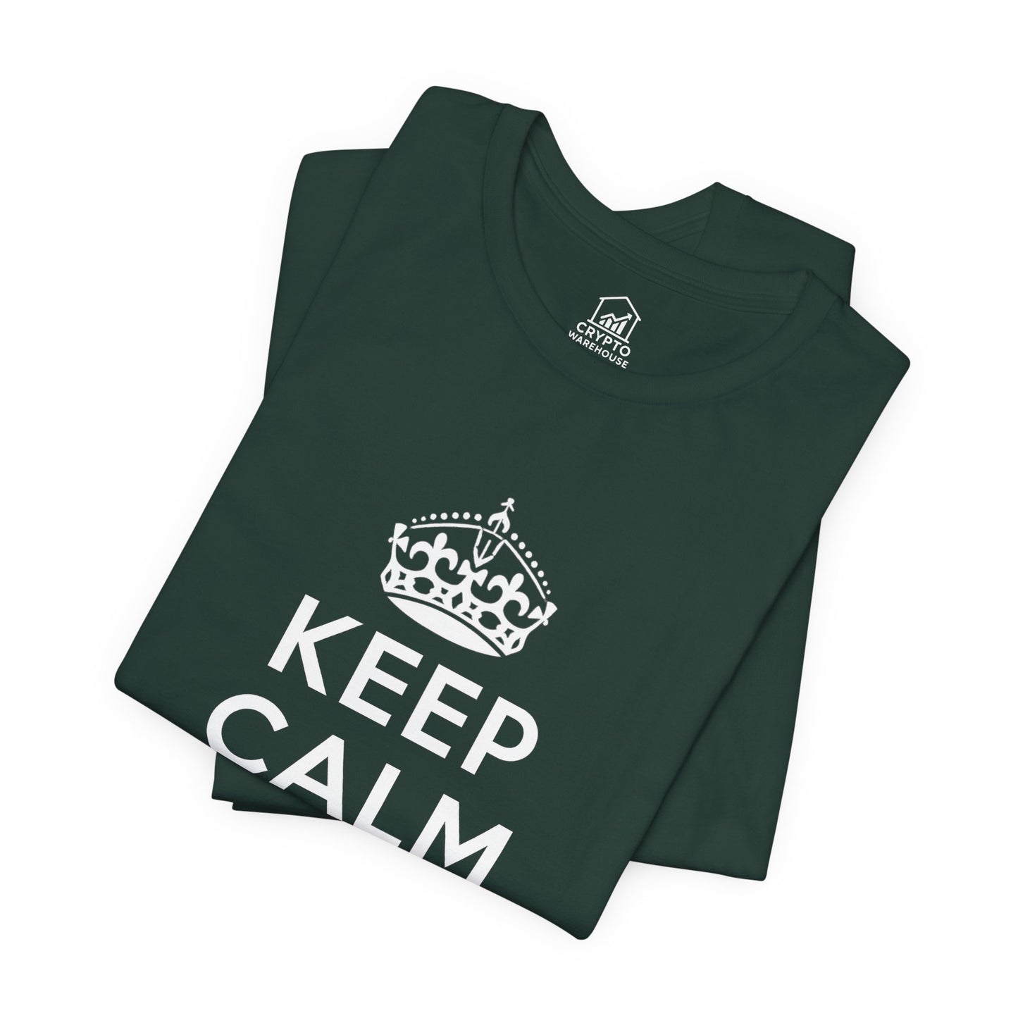 Keep Calm and HODL BTC Tee