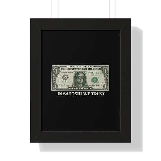 Satoshi Dollar Wall Art