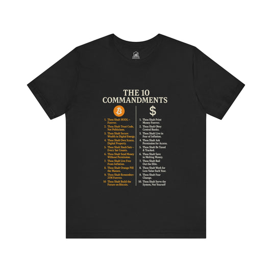 Bitcoin 10 Commandments Tee