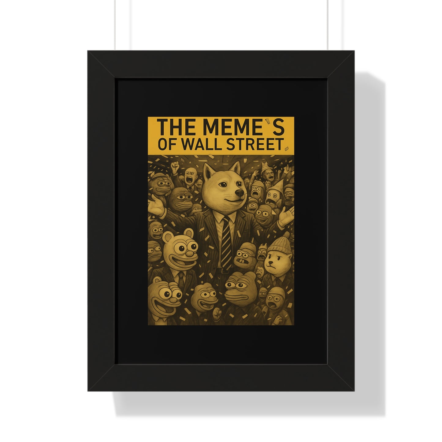 Memes of Wall Street Wall Art