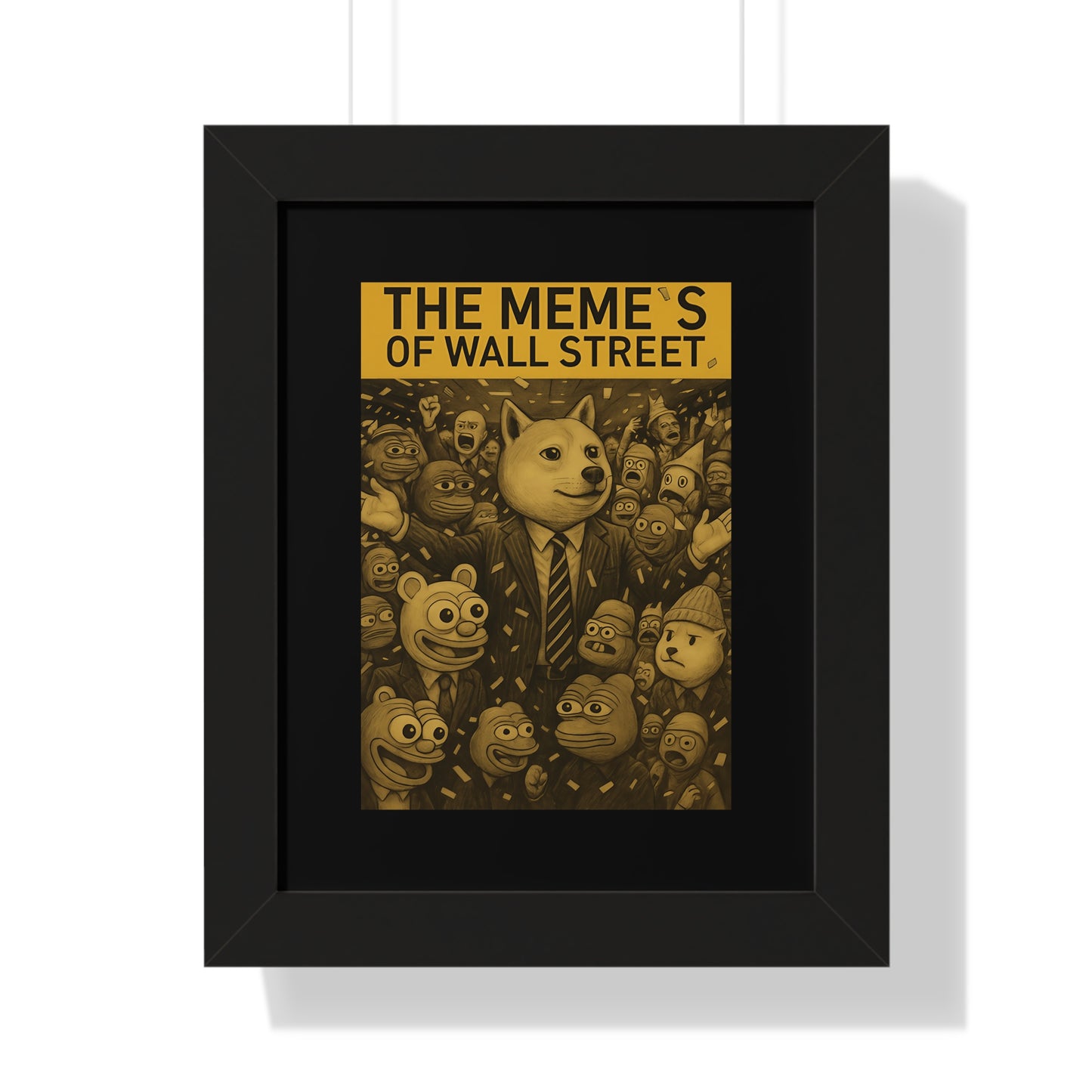 Memes of Wall Street Wall Art