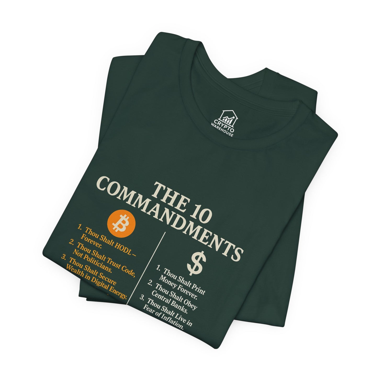 Bitcoin 10 Commandments Tee