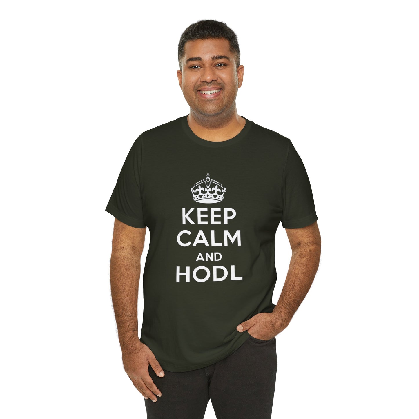 Keep Calm and HODL Tee