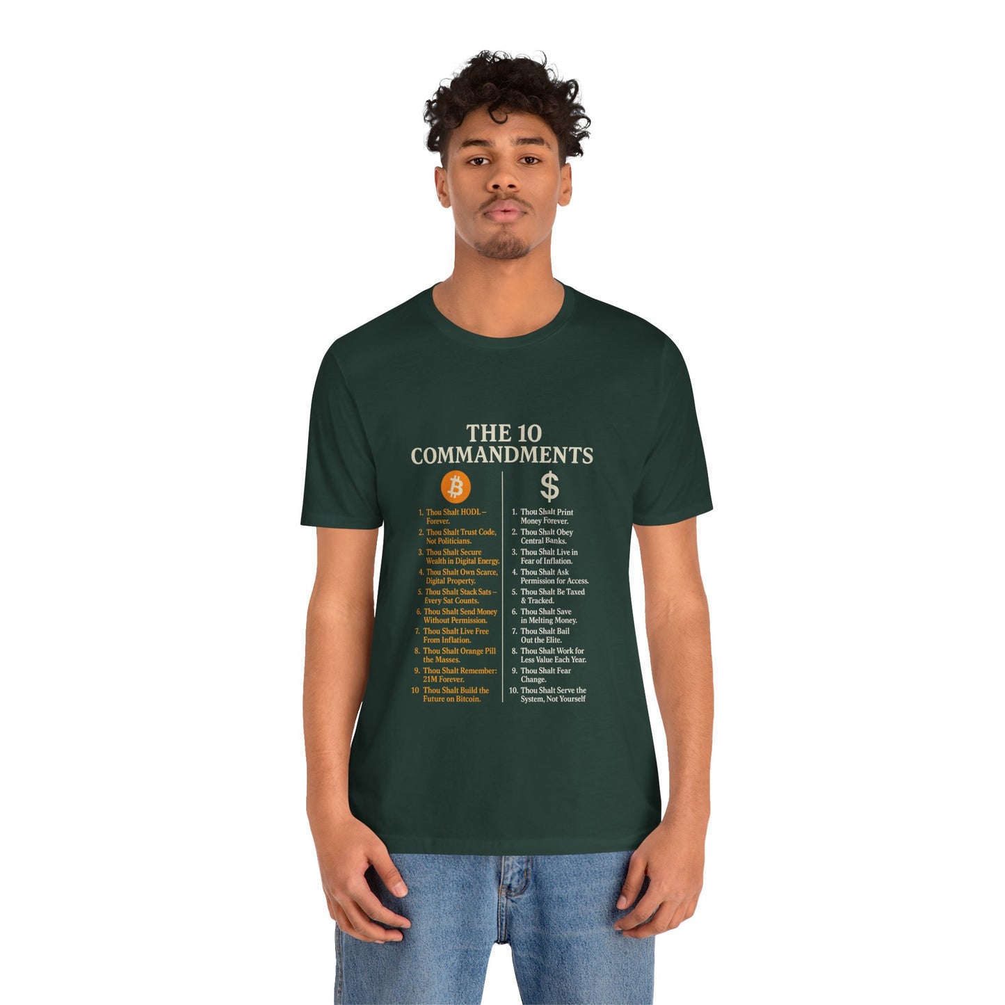 Bitcoin 10 Commandments Tee