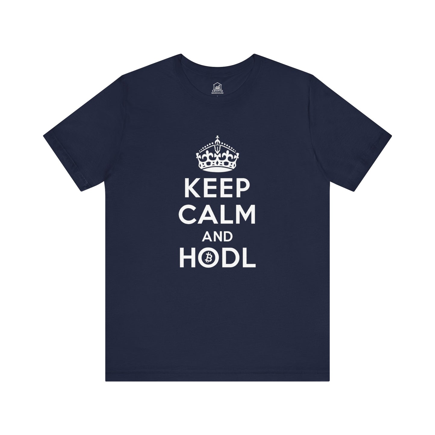 Keep Calm and HODL BTC Tee