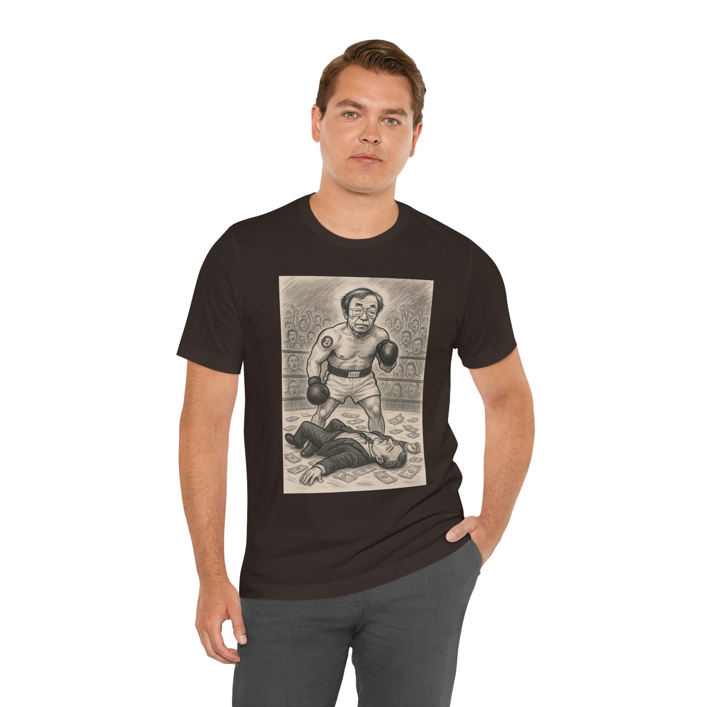 Bitcoin vs Fiat Boxing Tee
