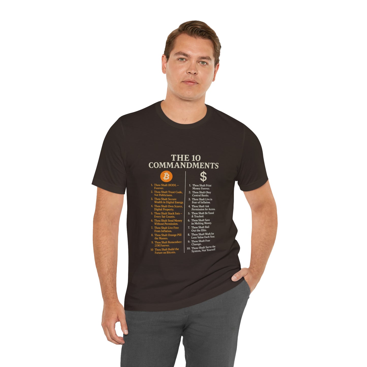 Bitcoin 10 Commandments Tee