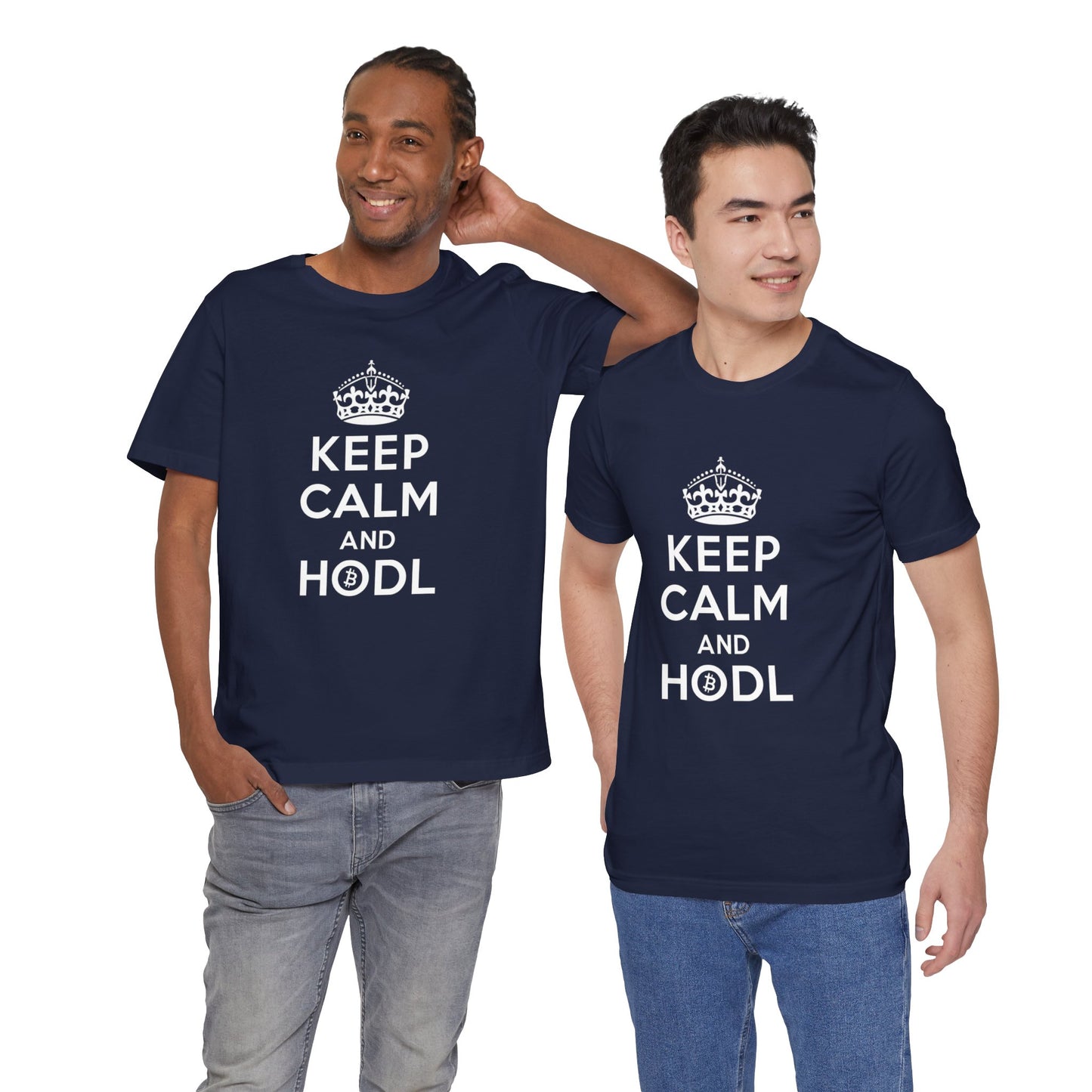Keep Calm and HODL BTC Tee